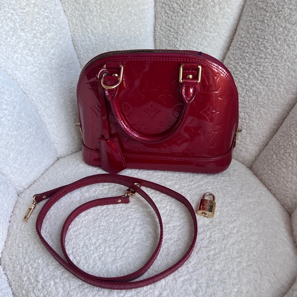 Louis Vuitton Glossy Red Mini Bag - Picture 1 of 13